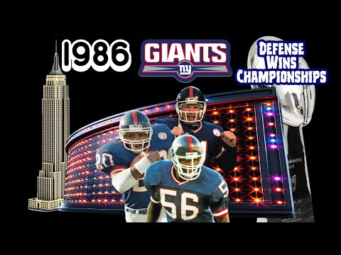 Why The 1986 New York Giants Were A Perfect Football Team